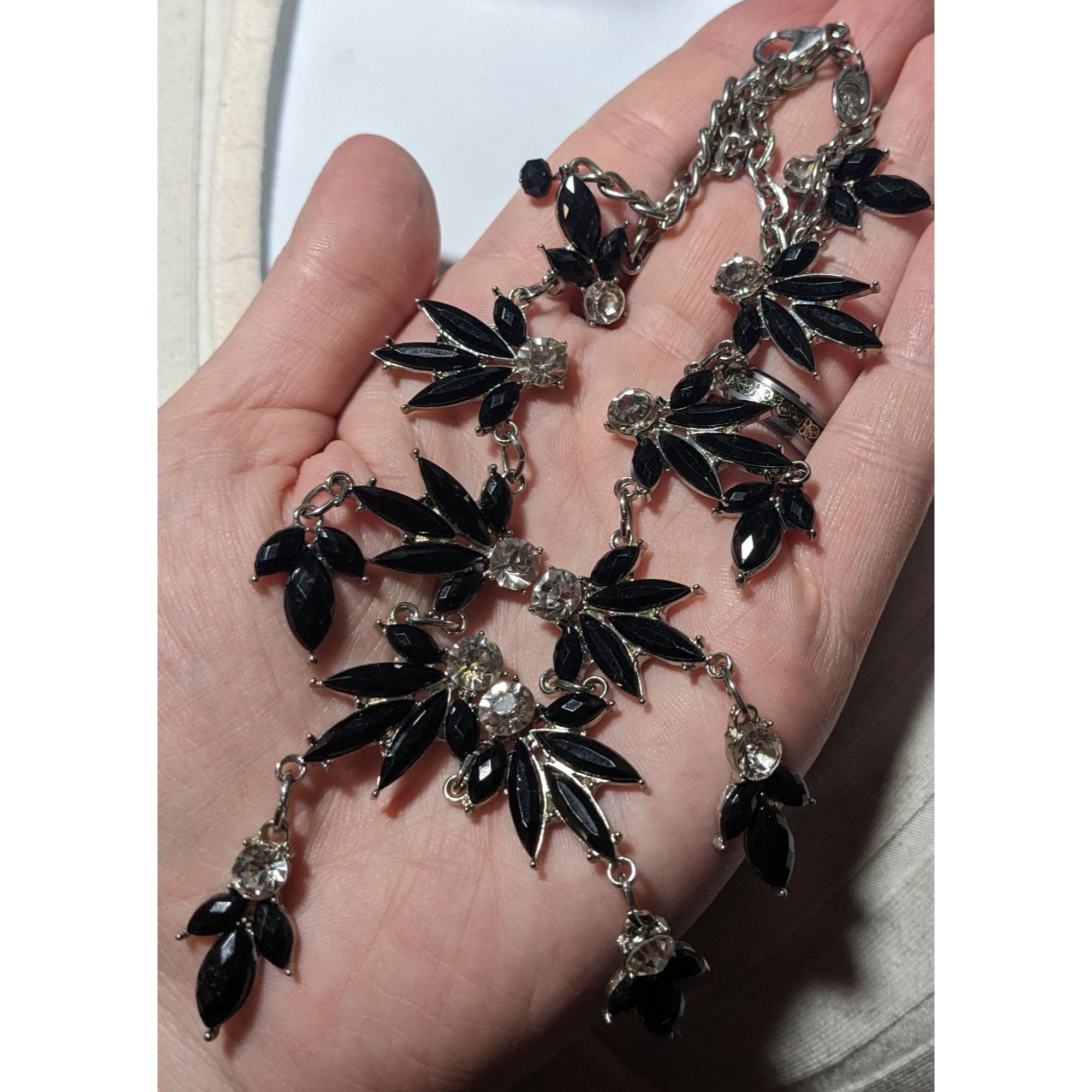 Other Charming Charlie Gothic Gemmed Fringe Necklace Size ONE SIZE - 7 Thumbnail