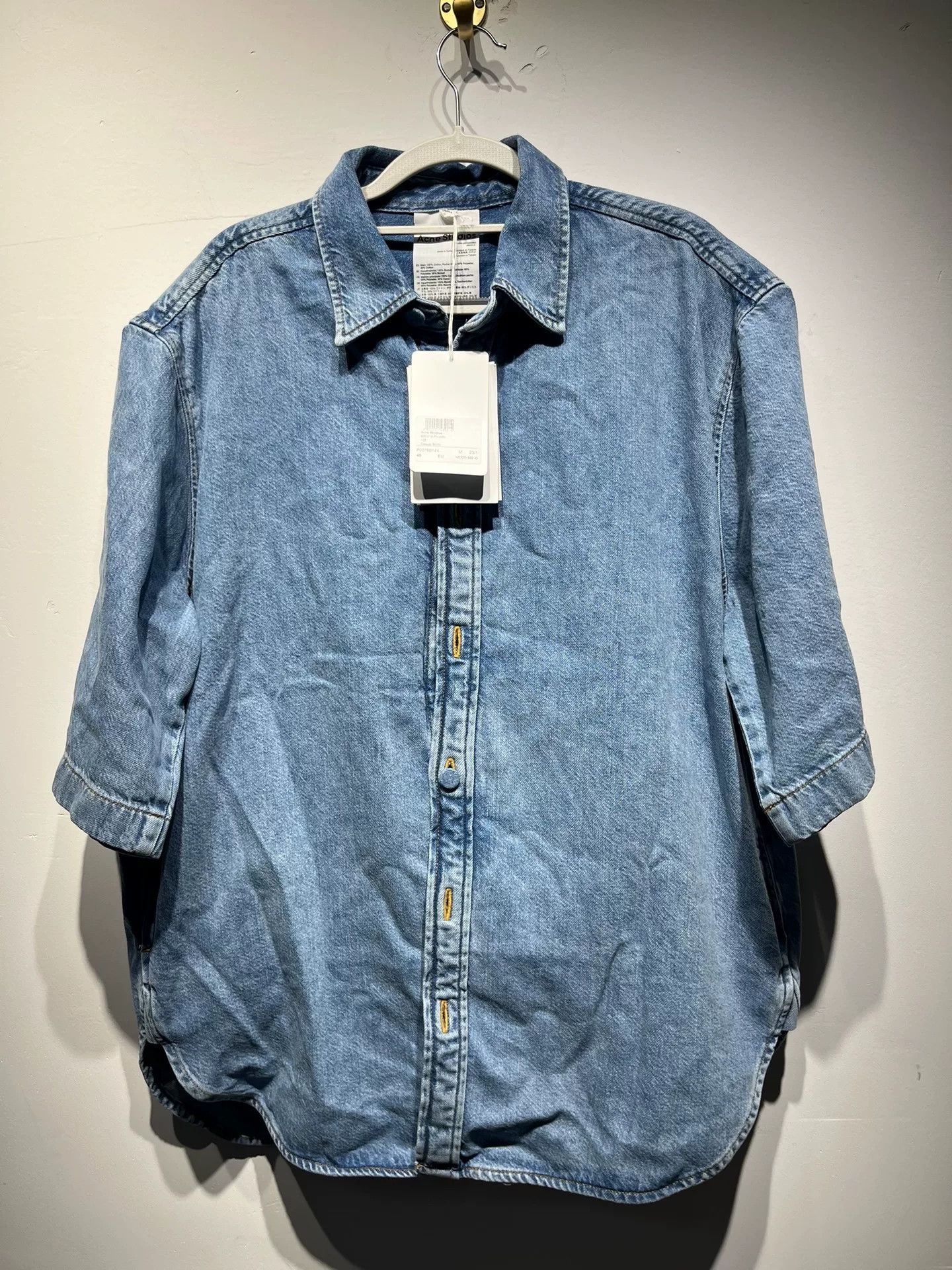 Acne Studios Acne Studios Washed Shirt 48 Men Size US XL / EU 56 / 4 - 1 Thumbnail