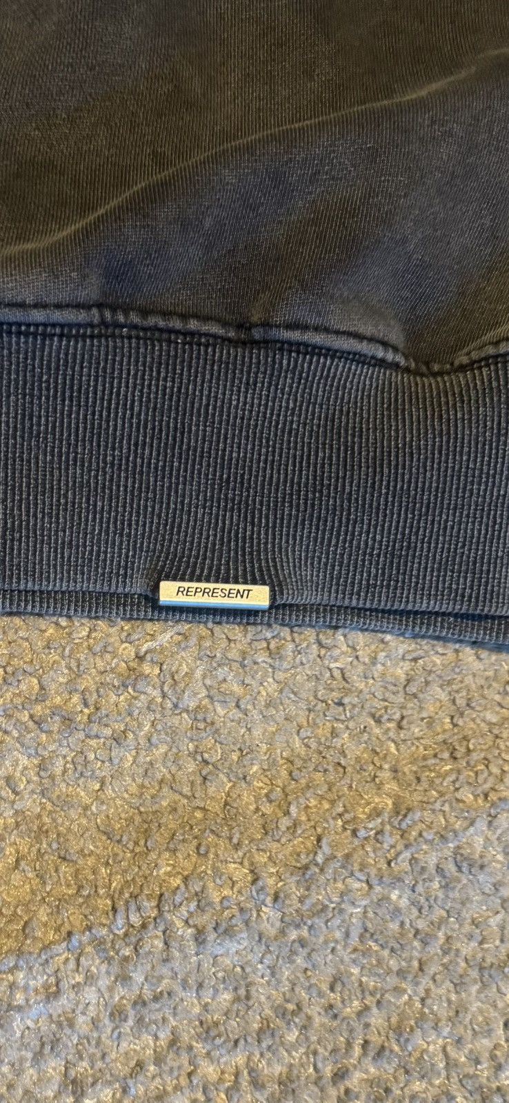 Represent Clo. Represent Blanks Crewneck Sweatshirt - Washed Grey Size US M / EU 48-50 / 2 - 4 Thumbnail