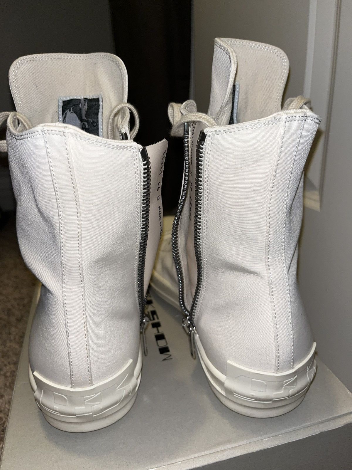 Rick Owens Rick Owens Drkshdw Hi-Top Sneakers Size US 13 / EU 46 - 12 Thumbnail