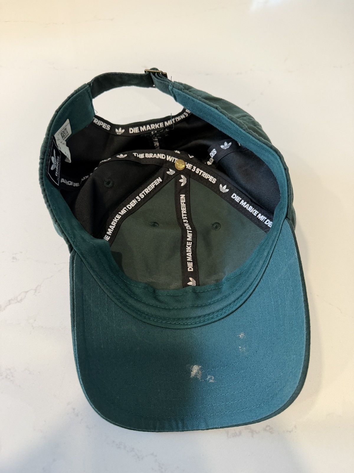 Adidas Adidas Green Suede Hat Size ONE SIZE - 3 Thumbnail