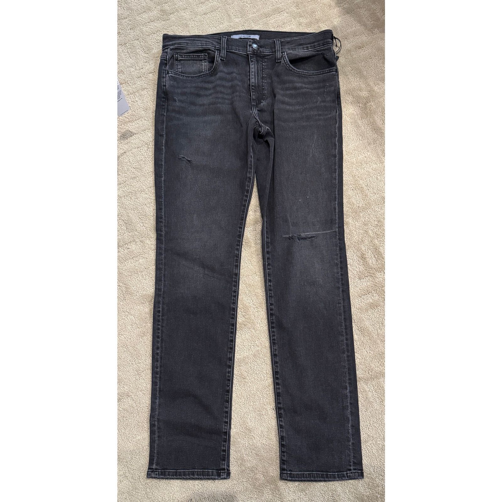 Joe's NWT Men's Joe's Jeans McCoy Lot 966BK Black Denim Jeans 33 Size US 33 - 1 Thumbnail