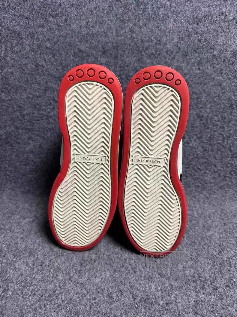 Saint Laurent Paris Saint Laurent Paris Oxidized Black and White Red Casual Sh Size US 6 / EU 39 - 7 Thumbnail