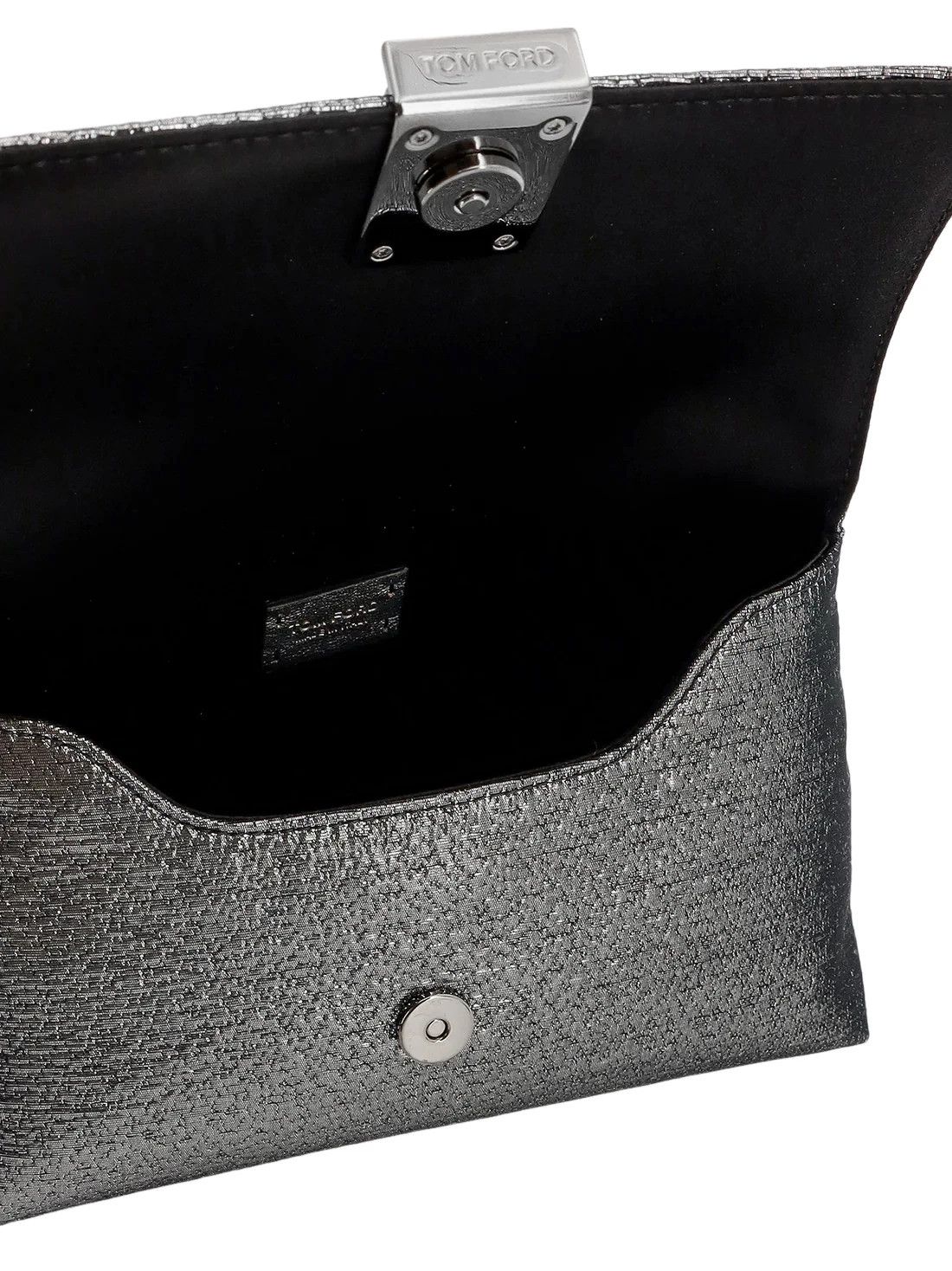 Tom Ford TOM FORD Silver Leather Shoulder Bag New Size ONE SIZE - 4 Thumbnail