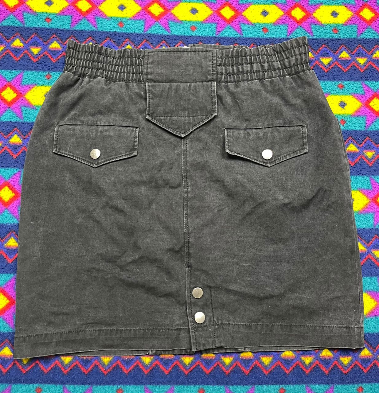 Designer × Hysteric Glamour × Japanese Brand Hysteric Glamour Denim Mini Skirt Size 30" / US 8 / IT 44 - 7 Thumbnail