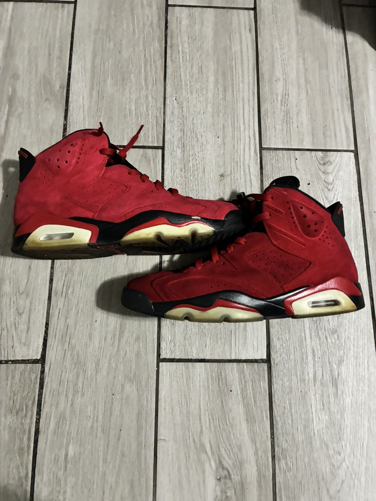 Jordan Brand Air Jordan 6 Retro Toro Bravo Size US 12 / EU 45 - 5 Thumbnail