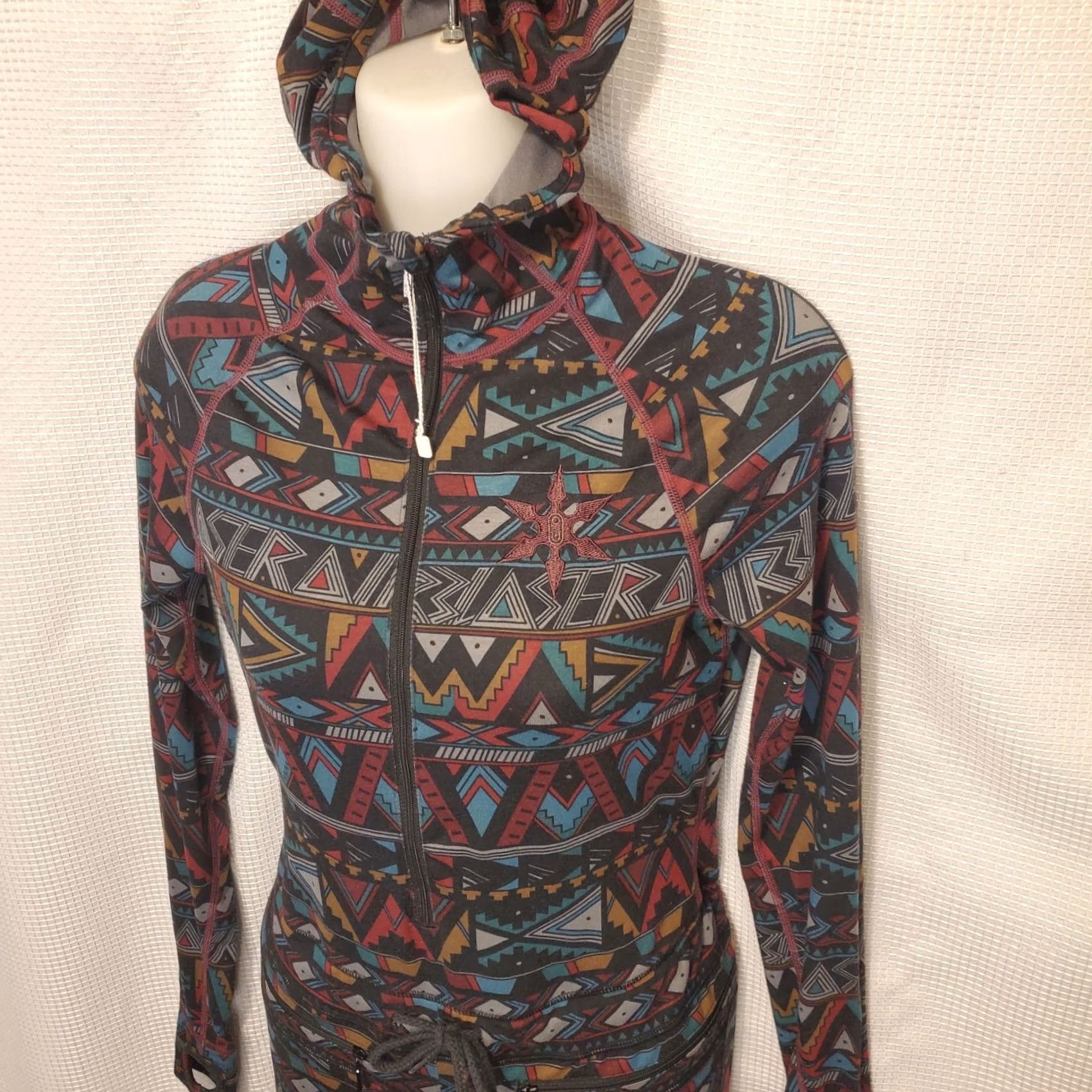 Airblaster Airblaster Womens One Piece Ninja Suit XS Aztec Tribal Print Snowboard Ski Size XXS / US 00 / IT 34 - 2 Thumbnail