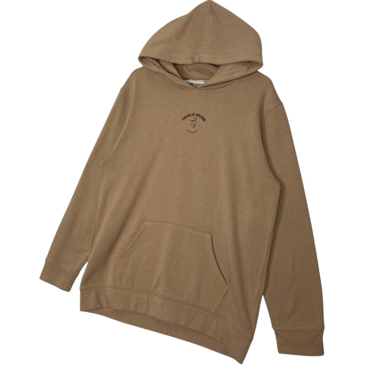 Vintage Vintage Peanuts Printed Hoodie Sweater Beige Pullover Size M Size US M / EU 48-50 / 2 - 2 Thumbnail