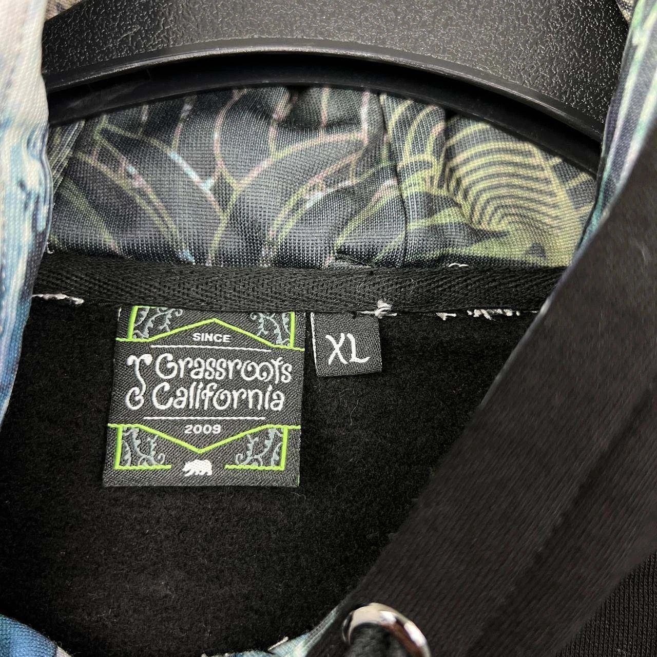 Grassroots California Grassroots California Hoodie Fleece Lined Pullover Cotton XL Size US XL / EU 56 / 4 - 7 Thumbnail