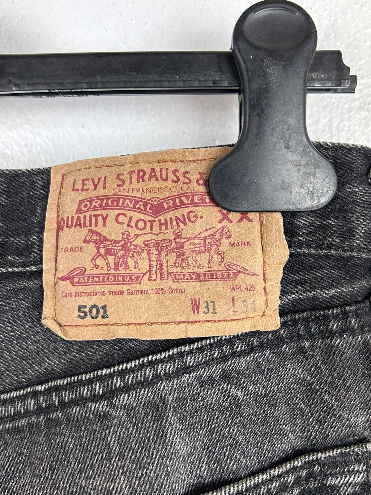 Levi's 90s Vintage Levi's 501 1994 Straight Fit Denim Jeans W31/L34 Size US 31 - 9 Thumbnail