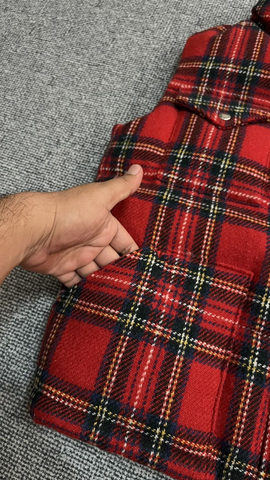 The North Face Purple Label The North Face Purple Label x Harris Tweed Tartan Wool Vest Size US XS / EU 42 / 0 - 8 Thumbnail