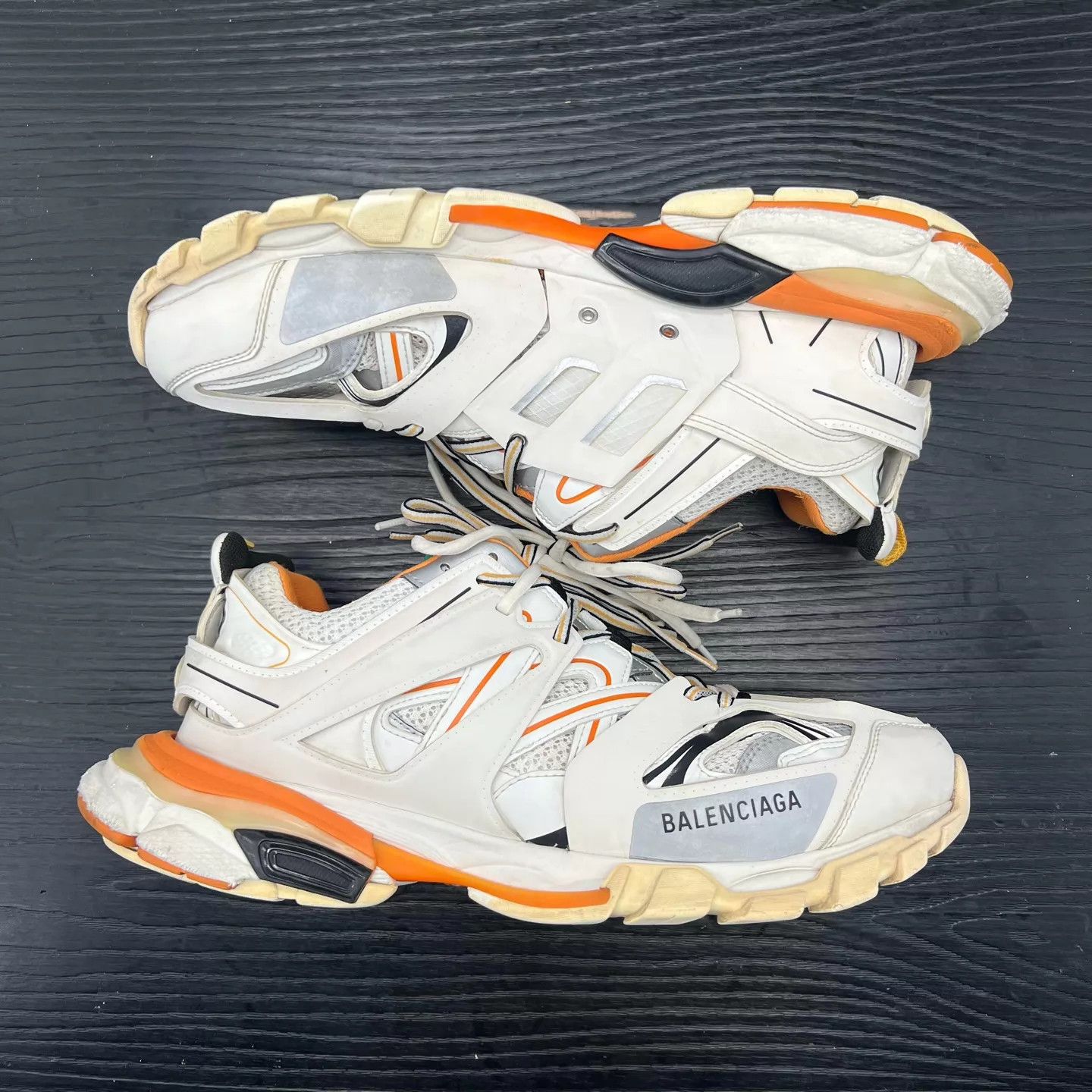 Balenciaga Balenciaga Track White Orange 44 Size US 11 / EU 44 - 3 Thumbnail