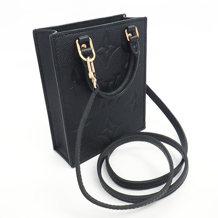 Louis Vuitton Petite Sac Plat Monogram Emplant Handbag