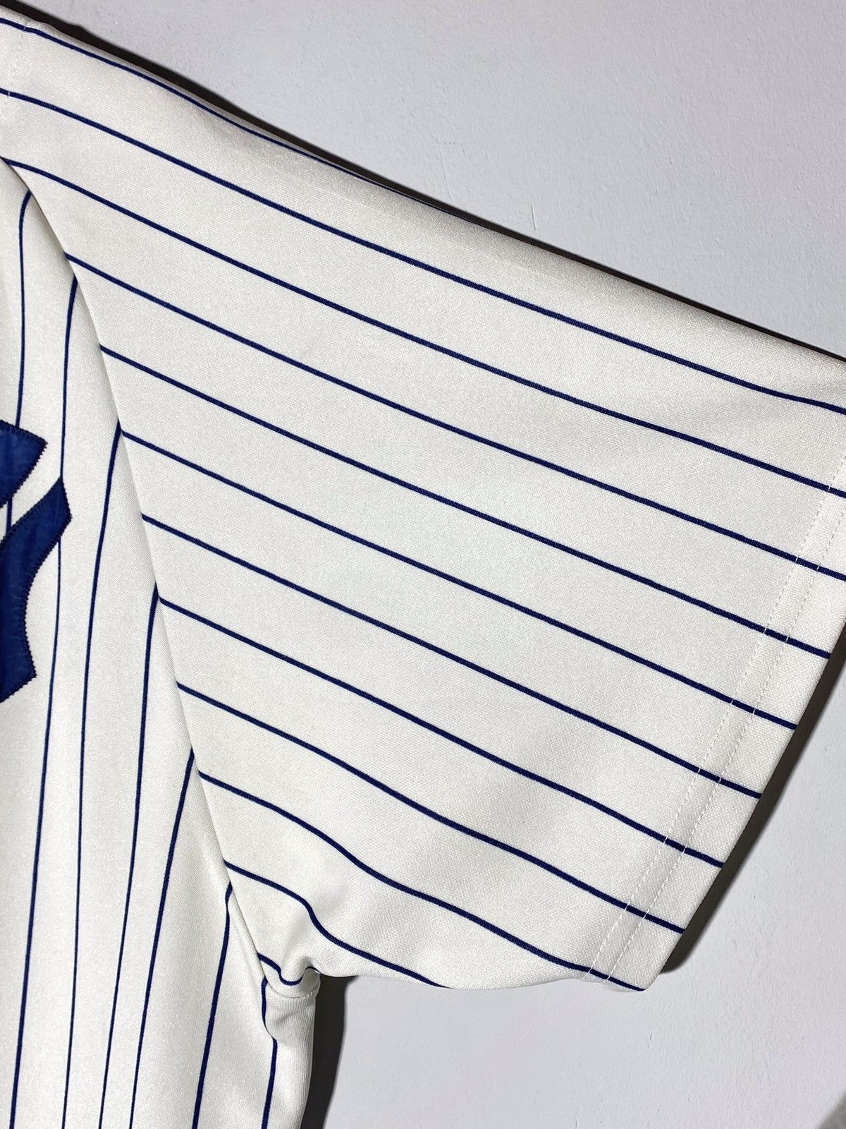 MLB × New York Yankees × Vintage Vintage New Tork Yankees Baseball Jersey Stripped Button Up Size US XL / EU 56 / 4 - 7 Thumbnail