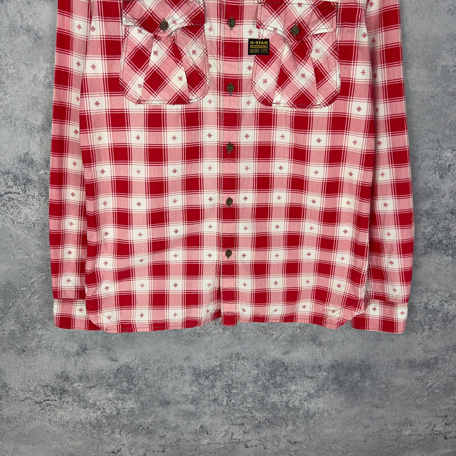 G-Star G Star Raw Shirt Men's Size M Multicolor Plaid Long Sleeve ` Size US M / EU 48-50 / 2 - 3 Thumbnail