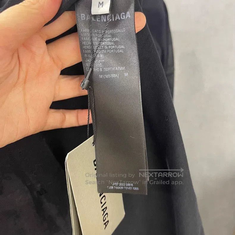 Balenciaga Balenciaga Sanskrit Logo Printed Short Sleeve Size US M / EU 48-50 / 2 - 4 Thumbnail