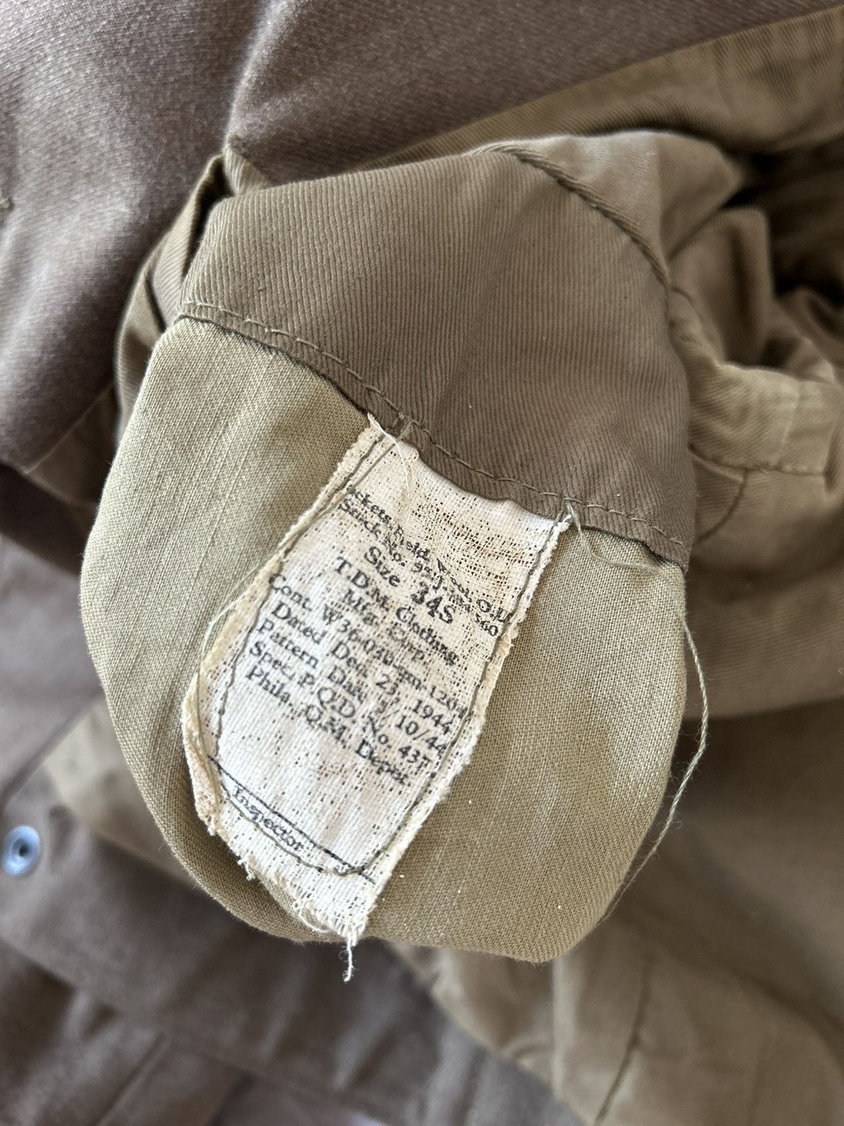 Vintage Vintage Military Jacket 1944 Size US XXS / EU 40 - 5 Thumbnail