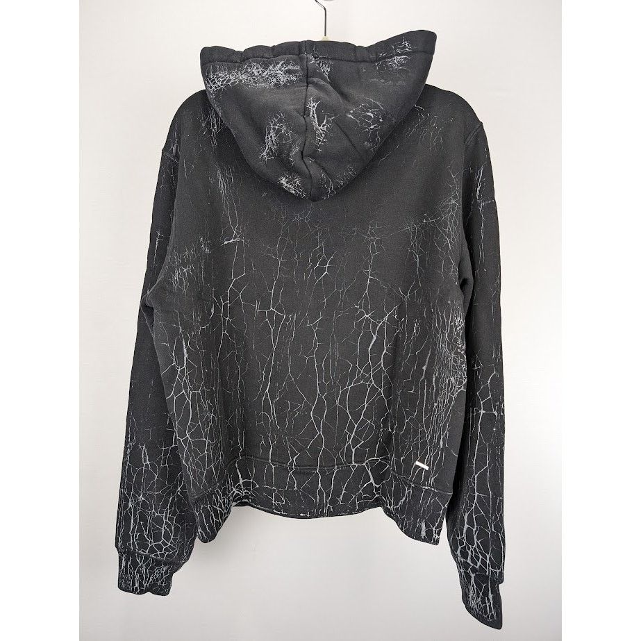 Amiri o1rshd1 Q:4 / Cracked Dye Core Logo Hoodie in Black Size US S / EU 44-46 / 1 - 14 Thumbnail