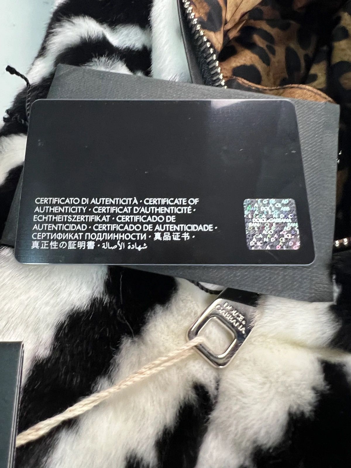 Dolce & Gabbana DOLCE & GABBANA AW17 ZEBRA BACKPACK SZ:OS Size ONE SIZE - 7 Thumbnail
