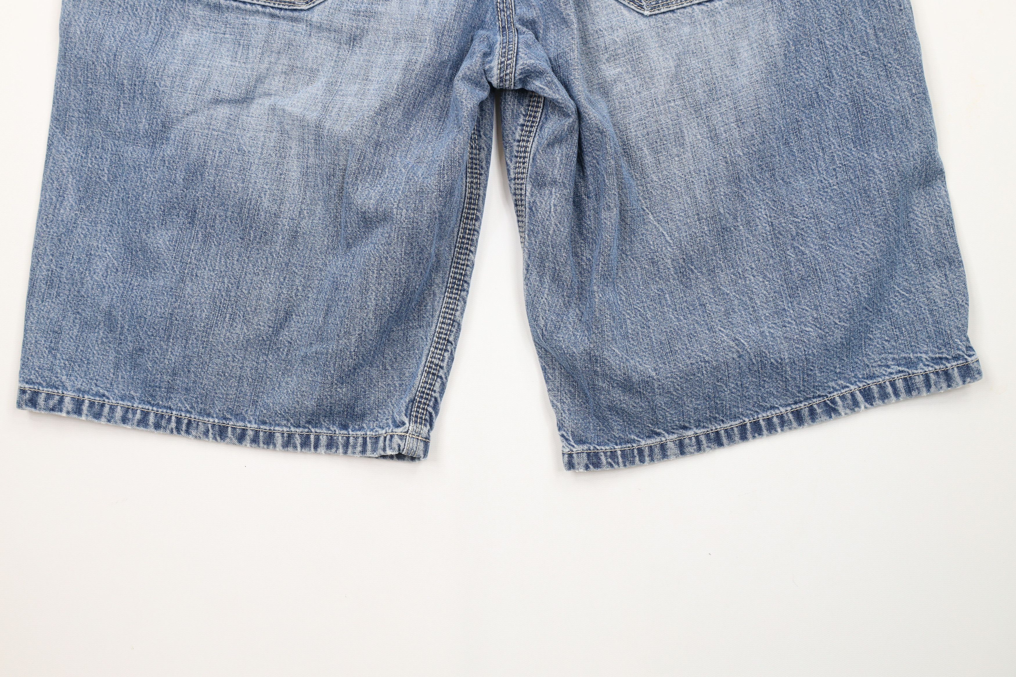 Levi's × Vintage Vintage Y2K Levis Baggy Carpenter Worker Denim Shorts Jorts Size US 33 - 11 Thumbnail