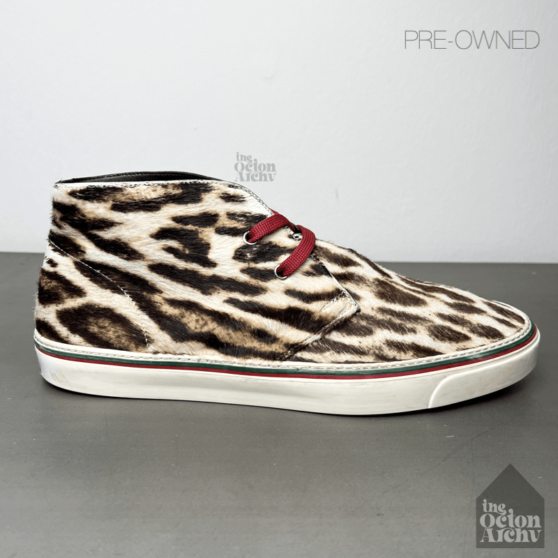 Gucci Gucci Leopard Print Chukka Sneaker 245307 FW2010 Pre-Owned Size US 9 / EU 42 - 5 Thumbnail