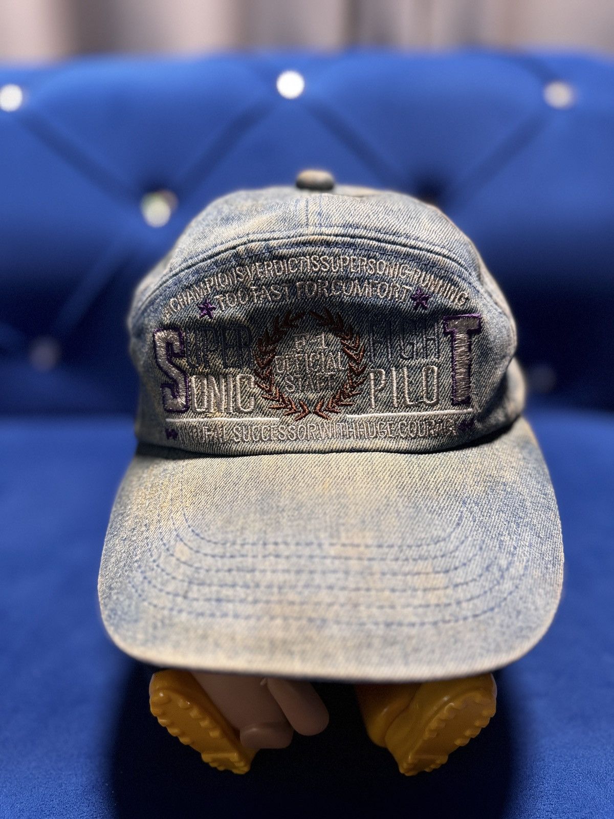 Sports Specialties Vintage 5 Panel Super Sonic Fight Pulot F1 Official Staff Size ONE SIZE - 2 Thumbnail
