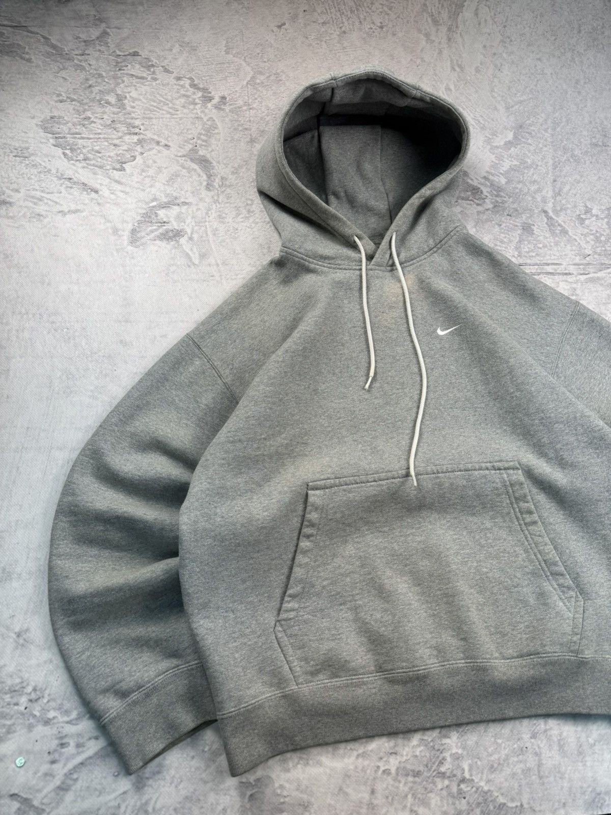 Nike × Vintage NIKE LAB VINTAGE BASIC LOGO OVERSIZE BOXY HOODIE Size US M / EU 48-50 / 2 - 2 Thumbnail