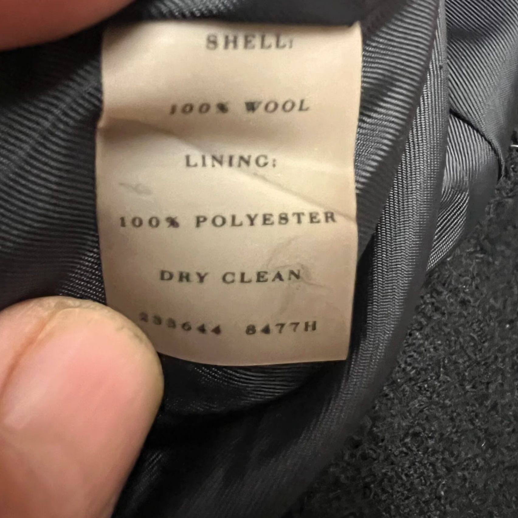 Anne Klein VINTAGE Anne Klein Pea Coat Women S Black 100% Wool Button Closure Collared Lined Pockets Short Jacket Women Size S / US 4 / IT 40 - 6 Thumbnail