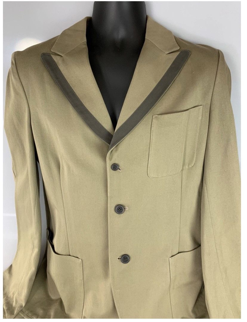 Dries Van Noten Dries Van Noten 🇧🇪 military slope button contrast jkt 46 NW Size 36R - 12 Thumbnail