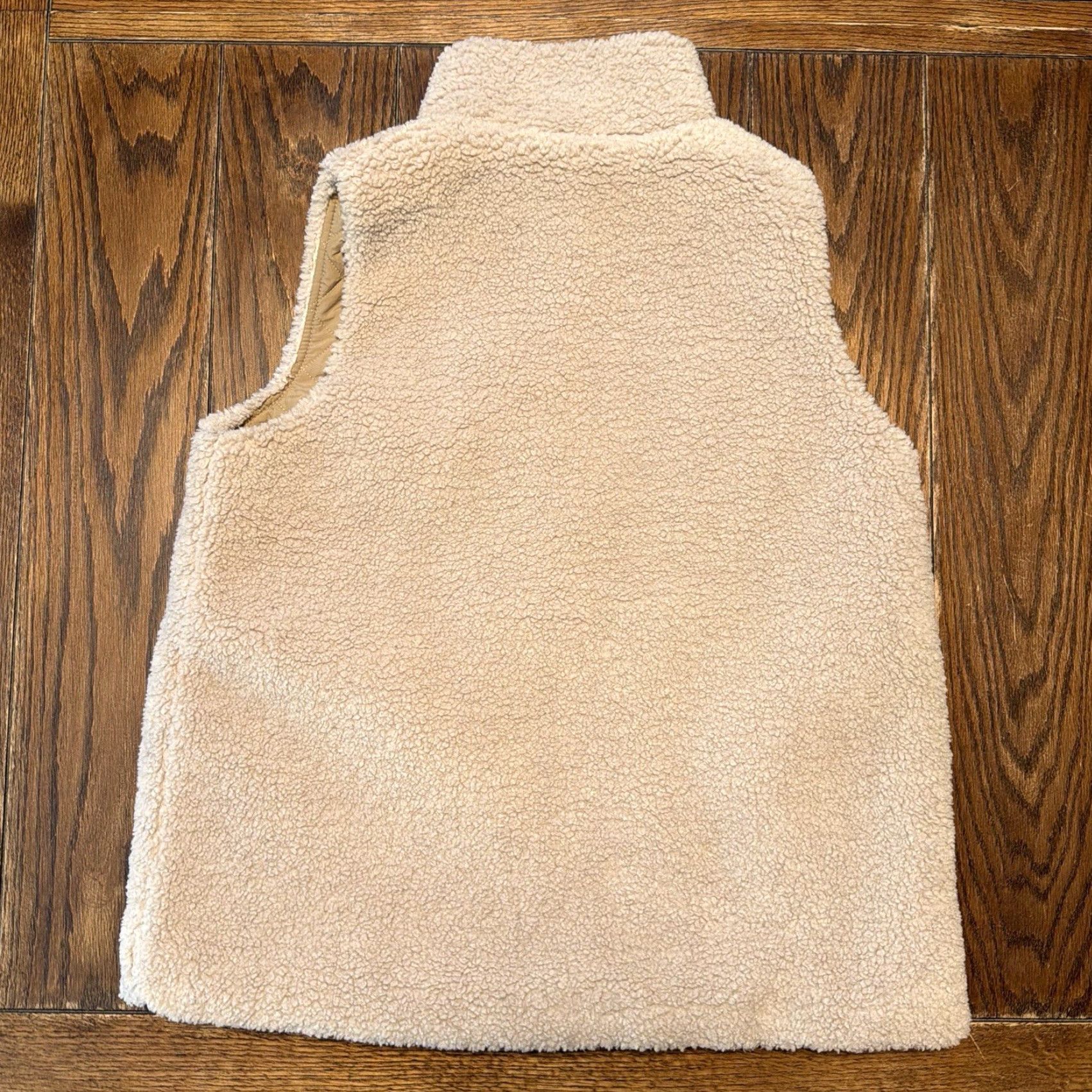 Barbour Barbour Barbour Elisha Fleece Vest Women’s 8 Beige Sherpa Quilted Zip Gilet LFL0073BE11 Size M / US 6-8 / IT 42-44 - 6 Thumbnail