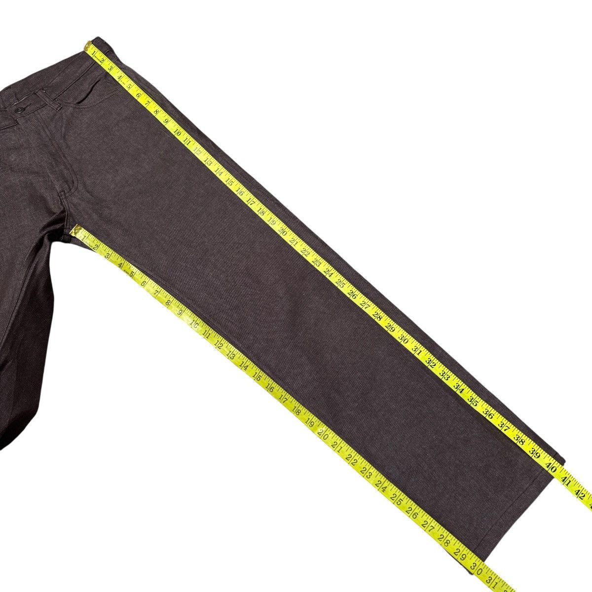 Tornado Mart Tornado Mart Brown Denim Jeans Size US 30 / EU 46 - 16 Thumbnail