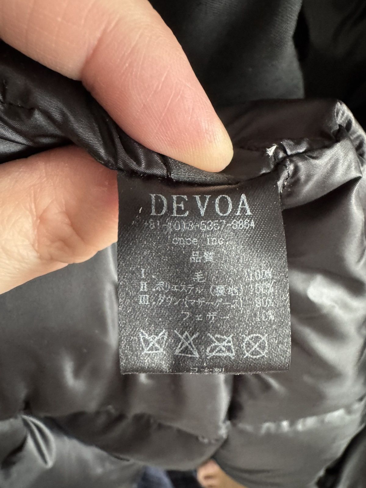 Devoa Mother Goose Down Jacket (Fascinate.jp Exclusive) Size US S / EU 44-46 / 1 - 7 Thumbnail