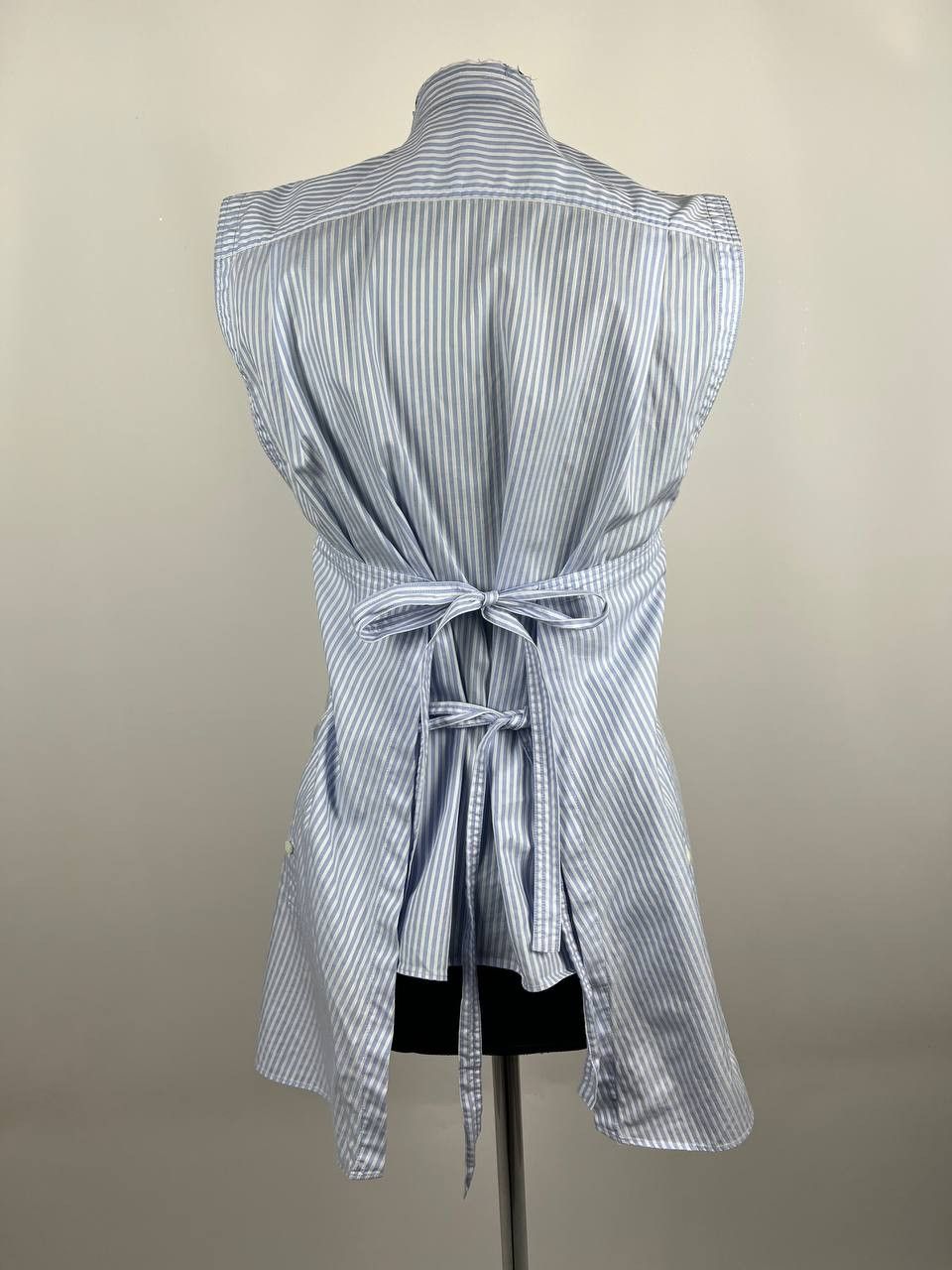 Helmut Lang Helmut Lang Striped Cotton Sleeveless Shirt Blouse Size S / US 4 / IT 40 - 3 Thumbnail