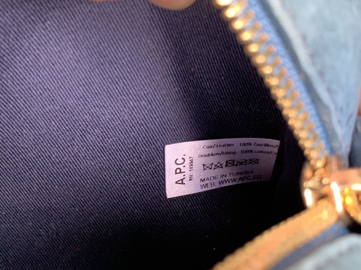 A.P.C. Sac Demi Lune Suede Shoulder Bag Size ONE SIZE - 11 Thumbnail