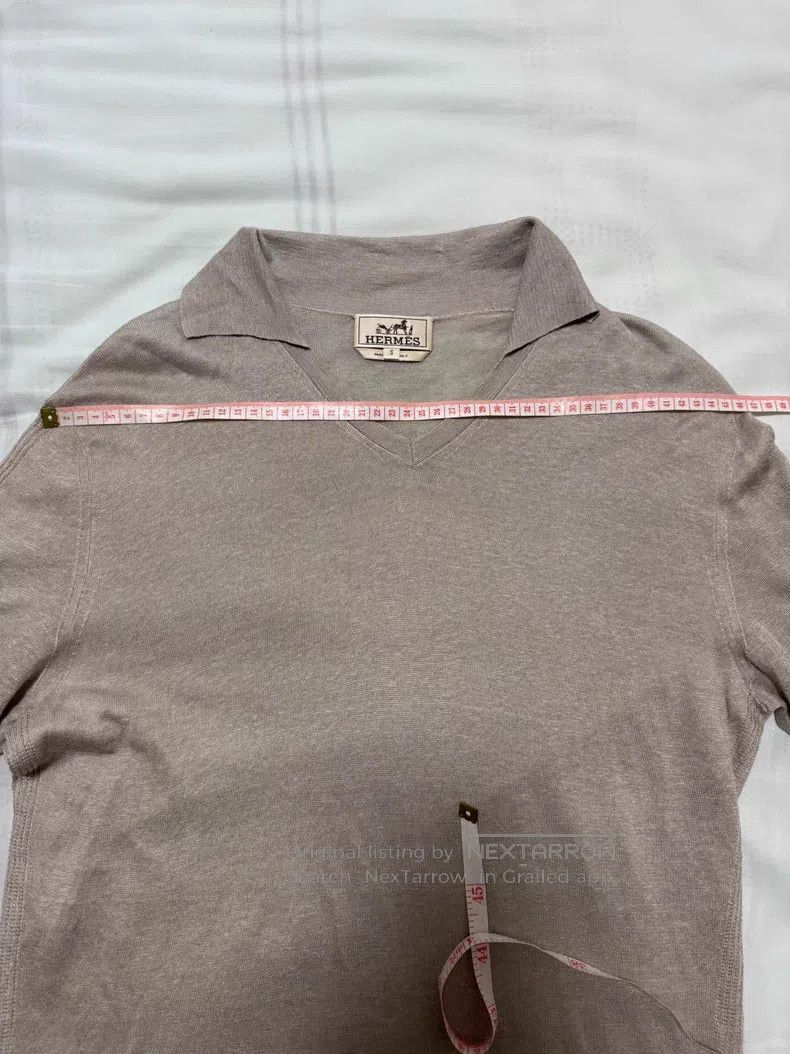 Hermes Hermes Linen and silk blended short-sleeve T-shirt Size US S / EU 44-46 / 1 - 3 Thumbnail