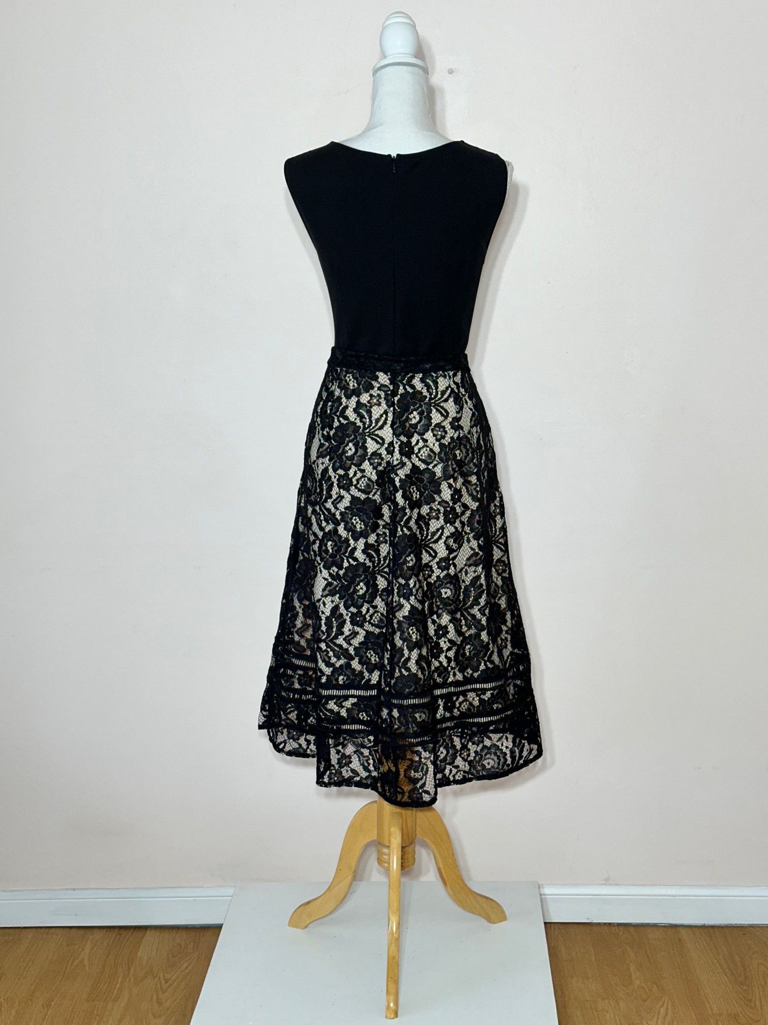 Vintage Vfshow Vfemage Midi Dress with Lace Skirt Size XL / US 12-14 / IT 48-50 - 3 Thumbnail