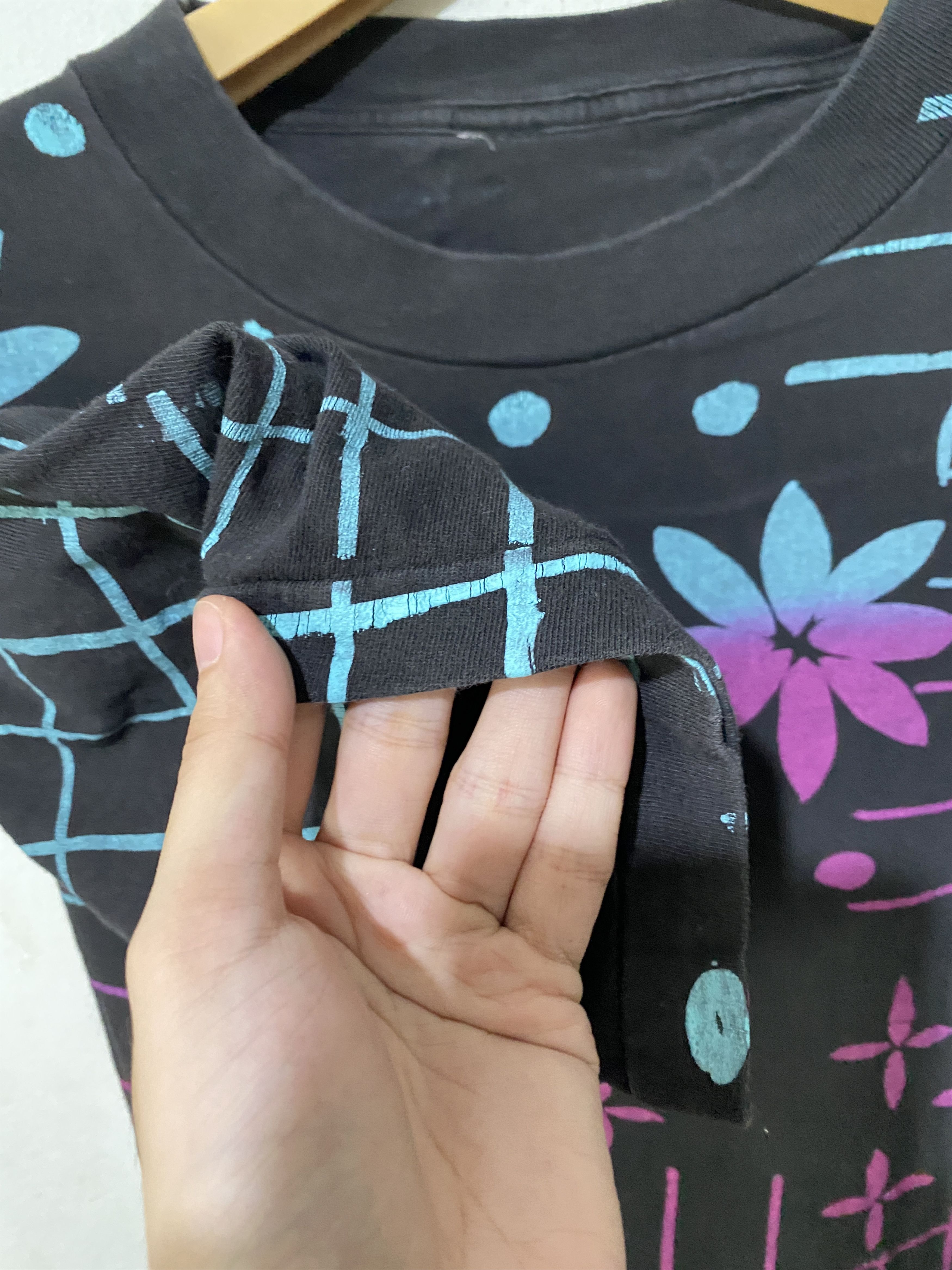 Vintage Vintage 90s Flower Shir Size US L / EU 52-54 / 3 - 7 Thumbnail