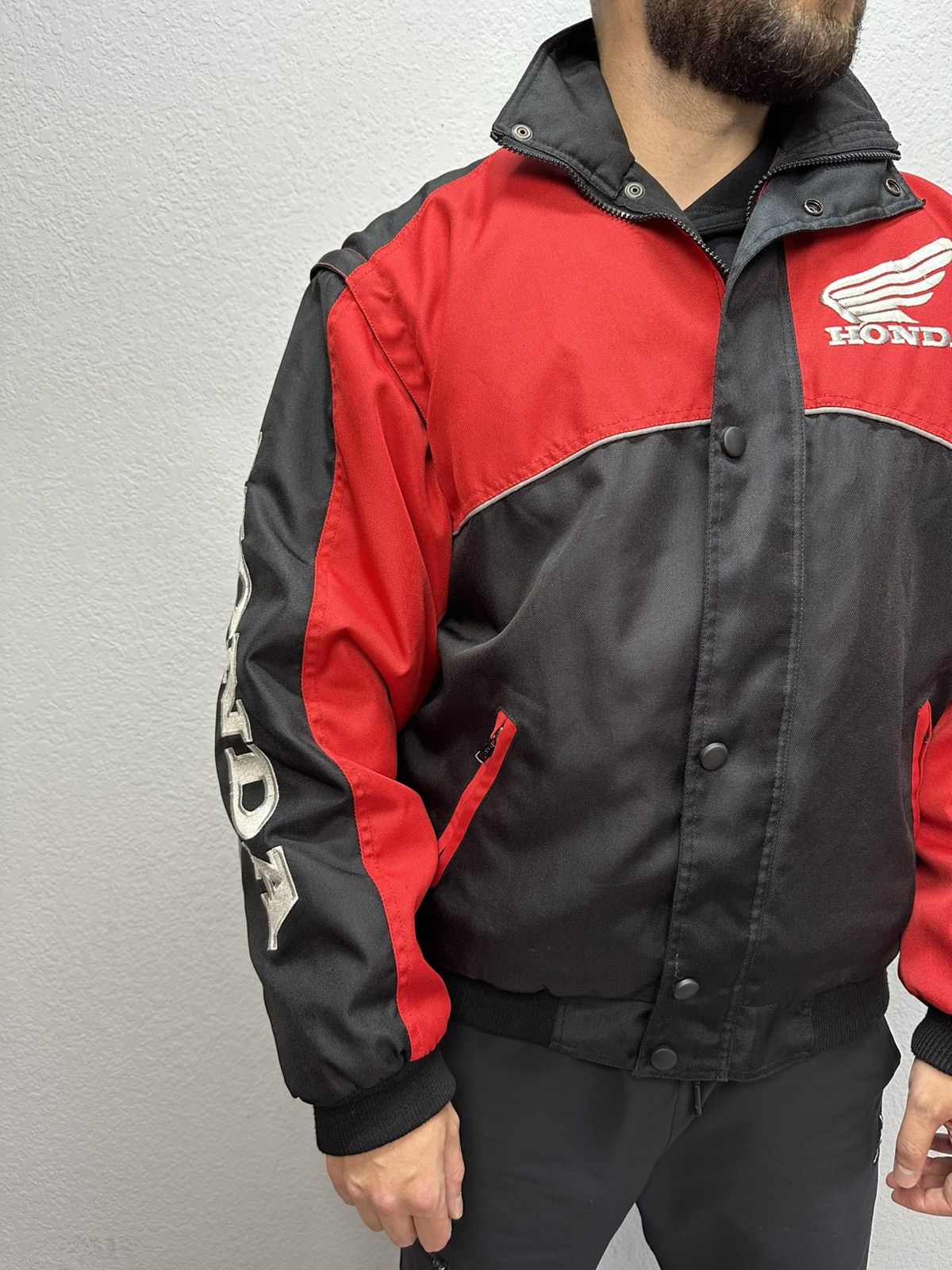 Honda Vintage Honda Racing Jacket Embroidered Big Logo Y2K Formula Size US L / EU 52-54 / 3 - 2 Thumbnail