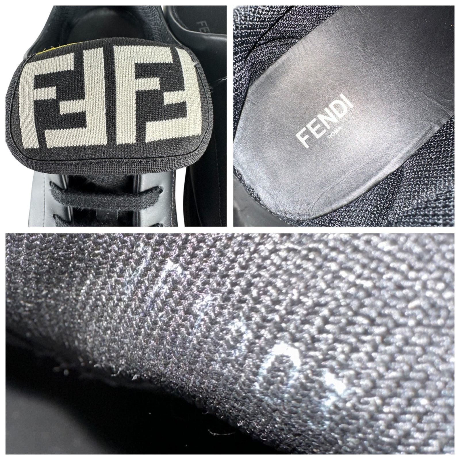 Fendi Fendi Leather Sneakers Size US 8 / EU 41 - 8 Thumbnail