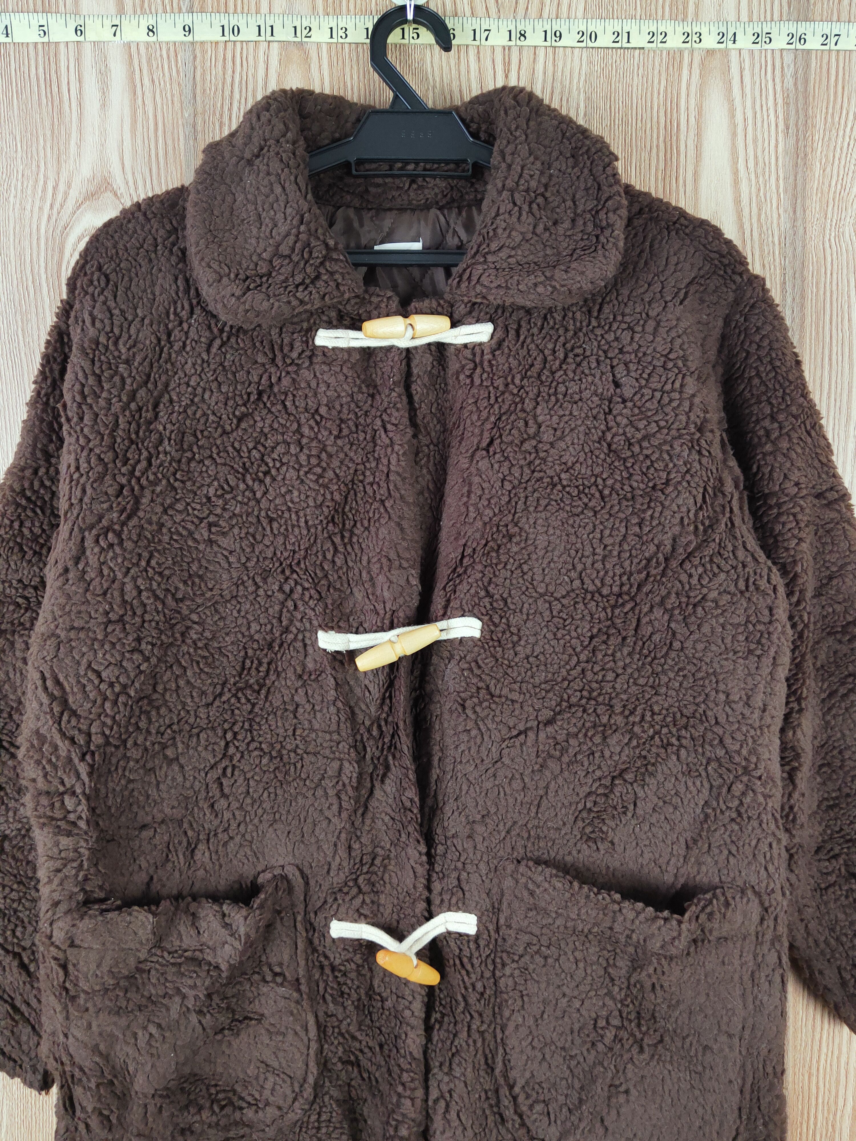Japanese Brand × Vintage Winter Vintage Have Dark Brown Fur Mohair Duffle Coats Size US L / EU 52-54 / 3 - 2 Thumbnail
