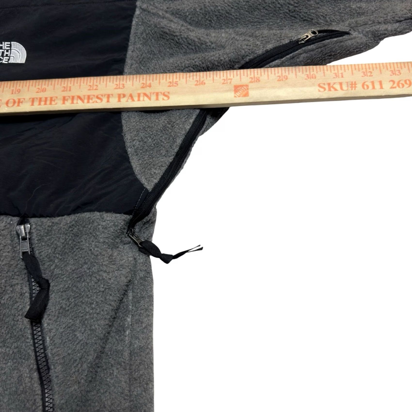 The North Face VINTAGE The North Face Jacket Mens XL Gray Full Zip Fleece Denali 90s USA Size US XL / EU 56 / 4 - 3 Thumbnail