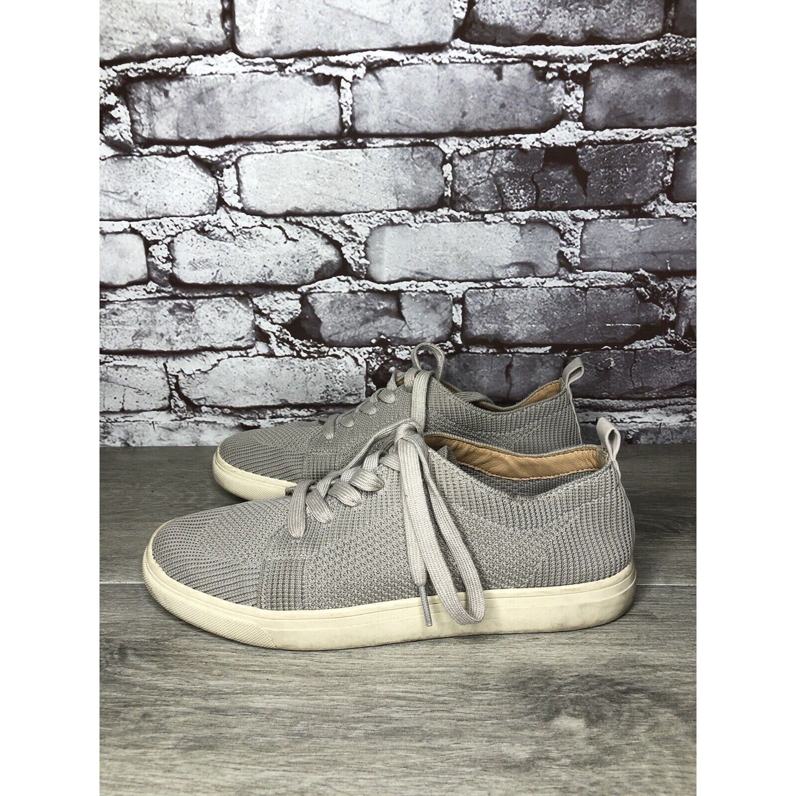 Lucky Brand Lucky Brand Laddix Slip On Gray Ribbed Casual Sneakers Sz 9M Size US 9 / IT 39 - 1 Thumbnail
