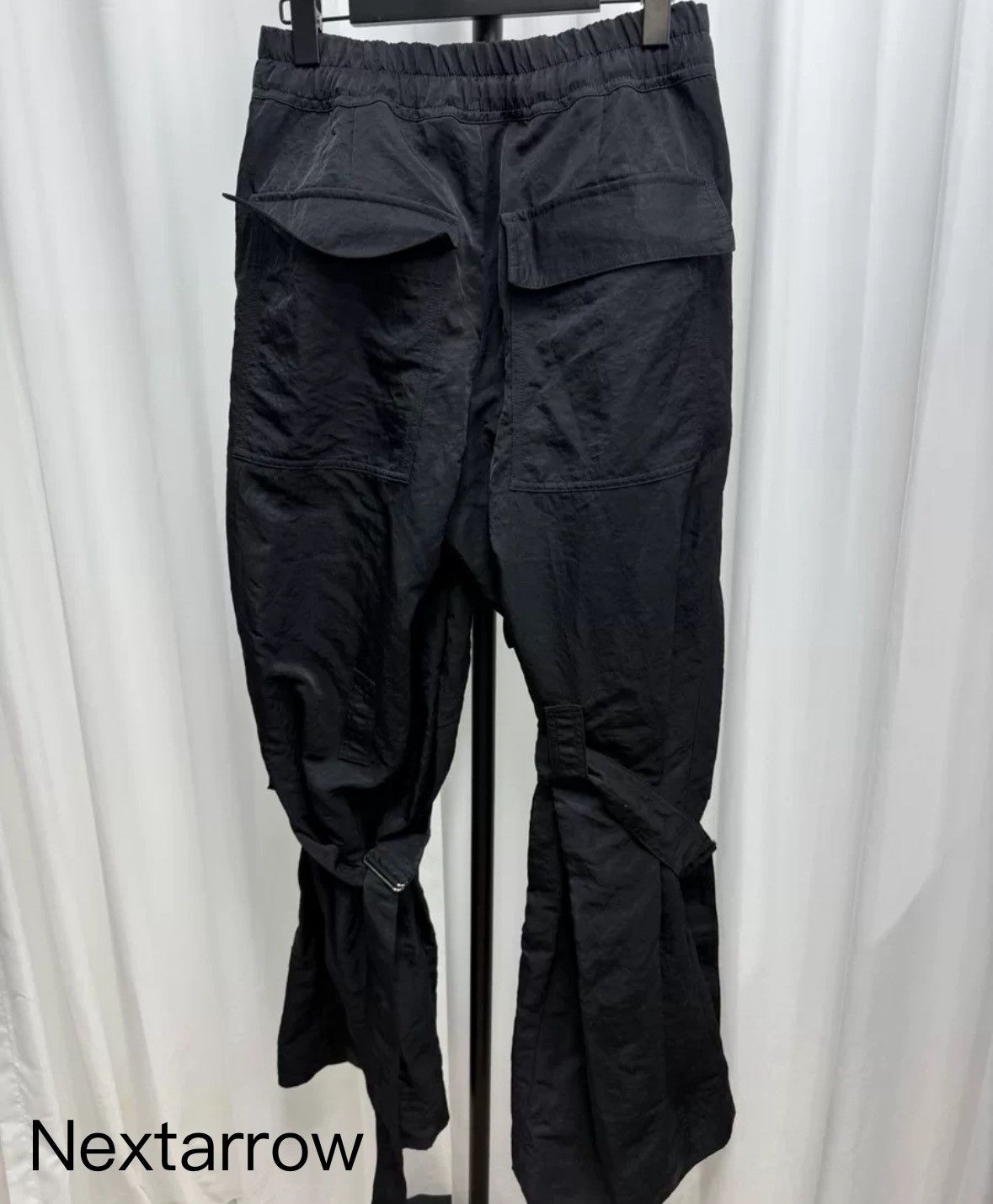 Dries van Noten metal nylon strap pants