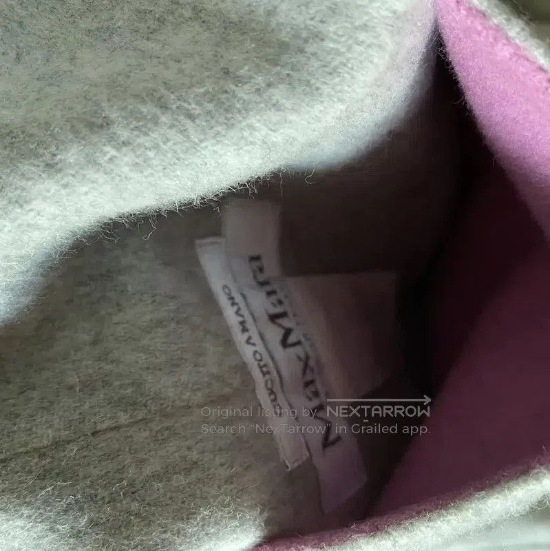 Max Mara MaxMara Pink Wool Blend Women's Coat . Size L / US 10 / IT 46 - 7 Thumbnail