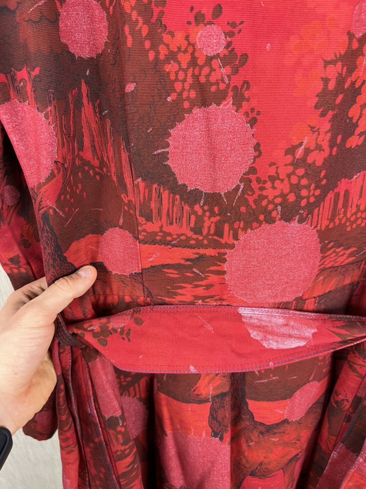 Custo Barcelona Custo Barcelona full print animal roe deer y2k long coat Size S / US 4 / IT 40 - 22 Thumbnail