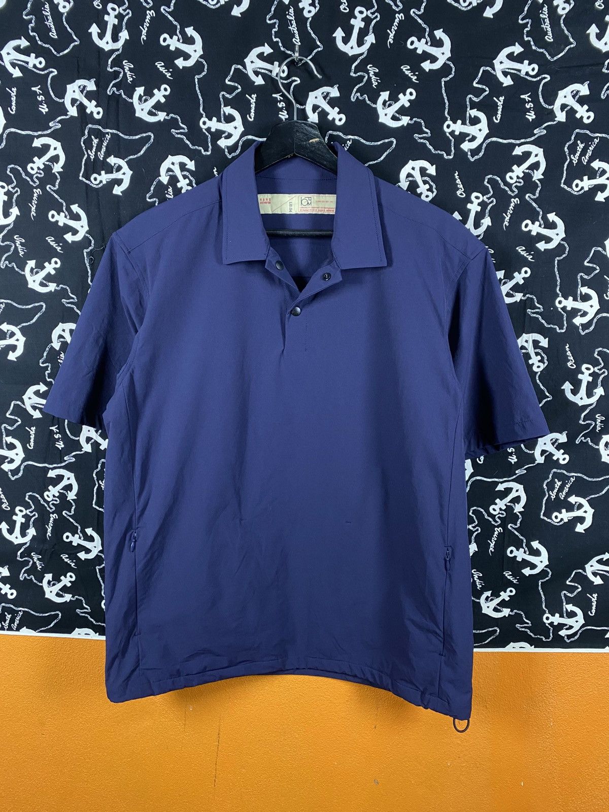 NANO universe Nano Universe Technical Short-Sleeve Polo Shirt Minimalist Size US S / EU 44-46 / 1 - 3 Thumbnail