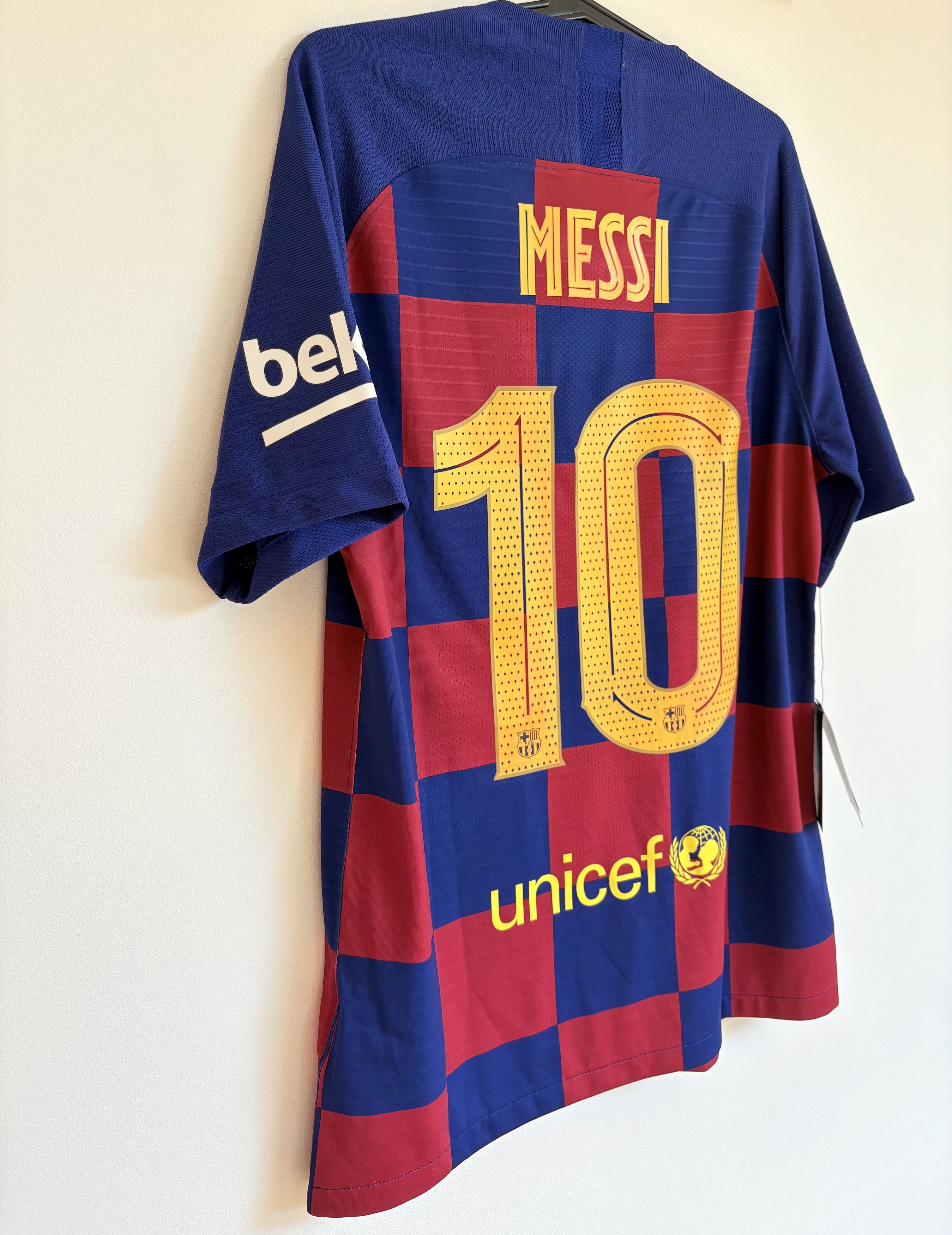 Nike Nike FC Barcelona 2019/20 Home Player Issue Jersey - Messi Size US M / EU 48-50 / 2 - 13 Thumbnail