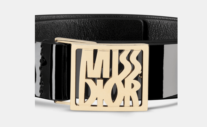 Dior o1w1db10525 Size : OS / B0594O Miss Dior Belt in Black Size ONE SIZE - 4 Thumbnail