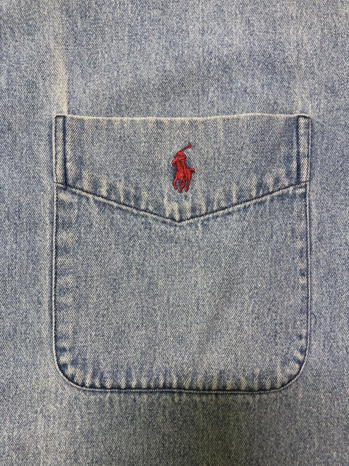 Denim & Supply Ralph Lauren × Polo Ralph Lauren × Vintage Vintage Polo Ralph Lauren Denim Jacket Size US L / EU 52-54 / 3 - 3 Thumbnail