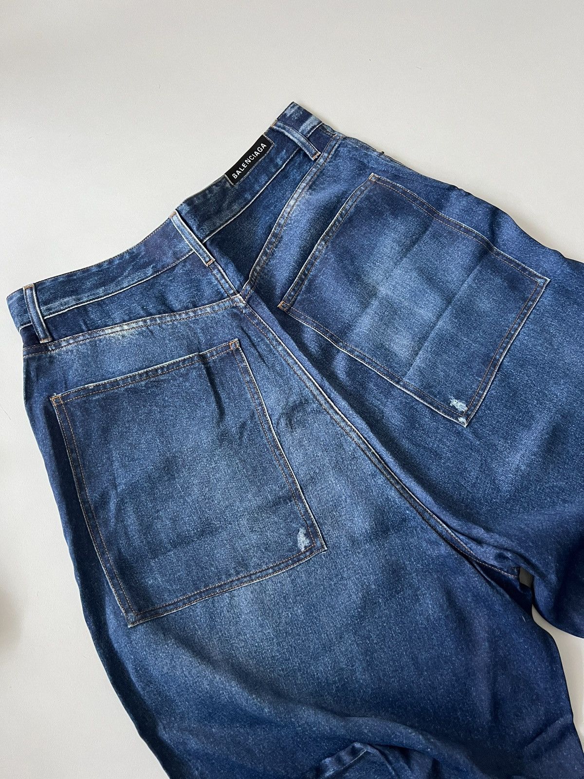 Balenciaga Balenciaga Baggy Trompe L'oeil Jeans Size US 32 / EU 48 - 9 Thumbnail